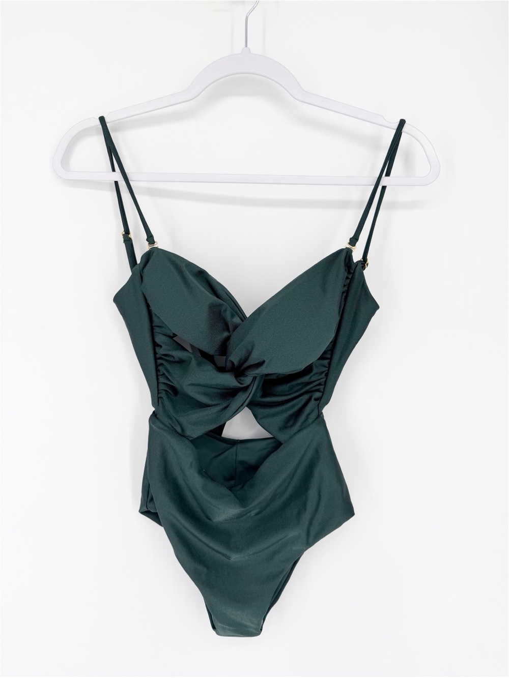 Ancora The Emerald Draped One Piece Swimsuit Small - Picture 4 of 9
